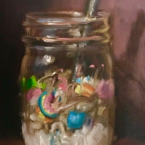 Lucky Charms (Hand Embellished) - NOAH VERRIER Original still life oil painting, Signed fine art print