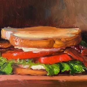 BLT - NOAH VERRIER Original still life oil painting, Signed fine art print