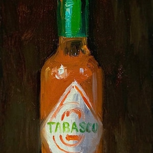 Tabasco - NOAH VERRIER Original still life oil painting, Signed art print