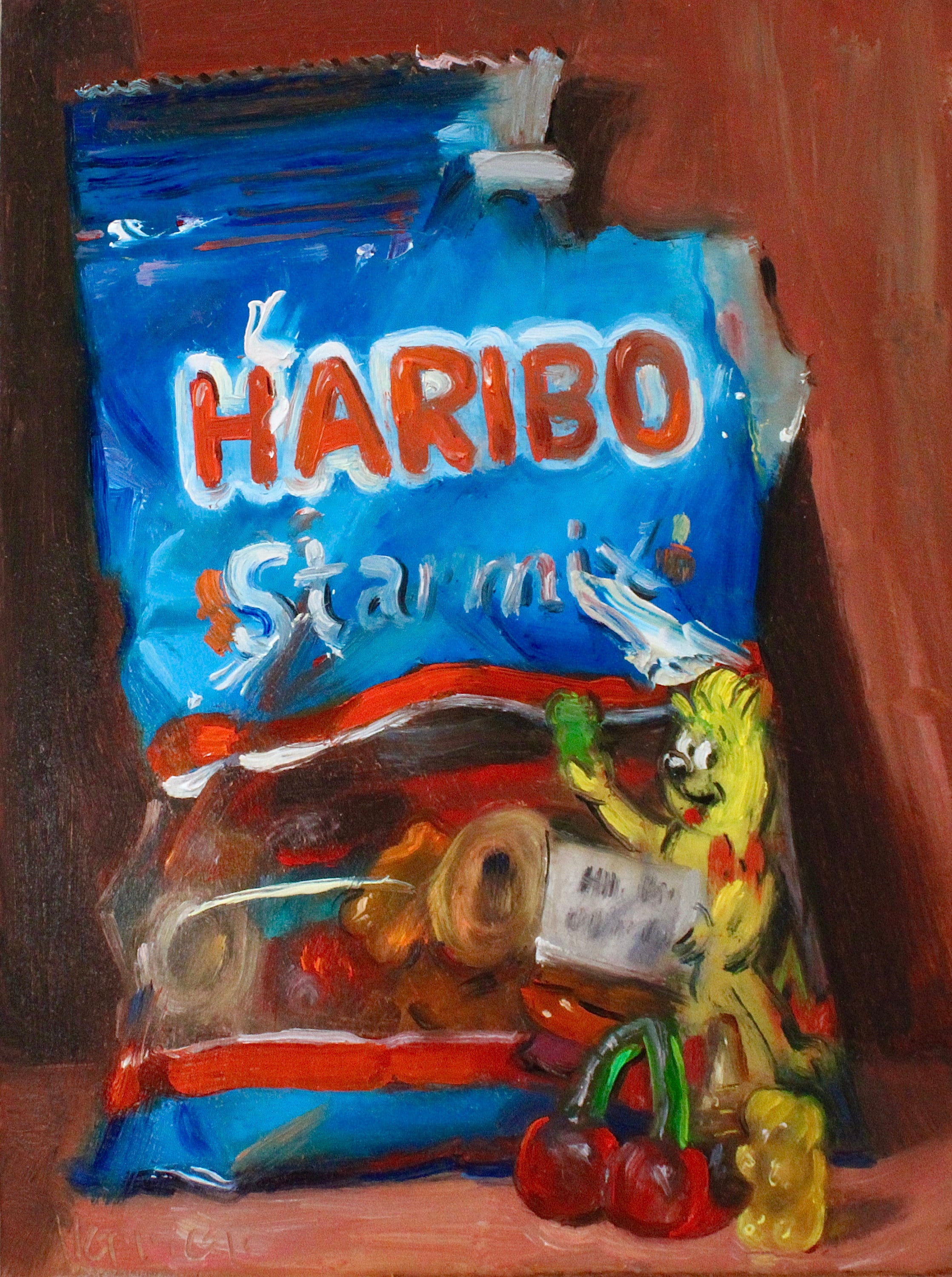 HARIBO Starmix - NOAH VERRIER Original Still Life Oil Painting