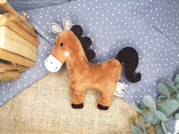 Cheval en peluche, poney en peluche pour enfants, cheval en peluche, cadeau  pour enfant et bébé, jouets pour bébés et enfants -  France