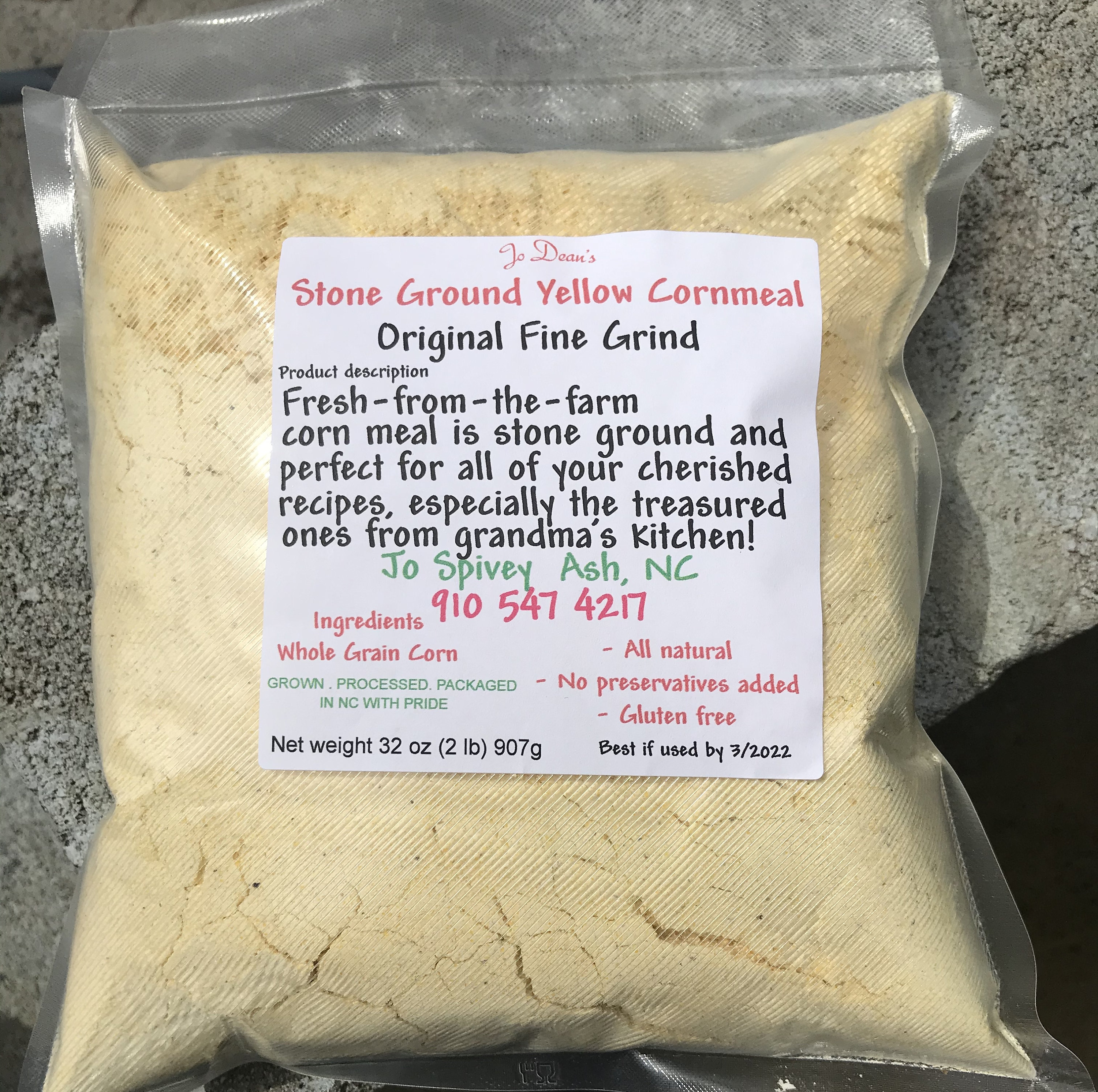 stone ground yellow cornmeal near me
