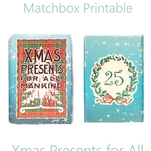 Weihnachtstag druckbares Geschenk! Enthält Weihnachtslied & Tiny Tim Zitat zum reinstecken. Coupon für besonderes Geschenk auch!