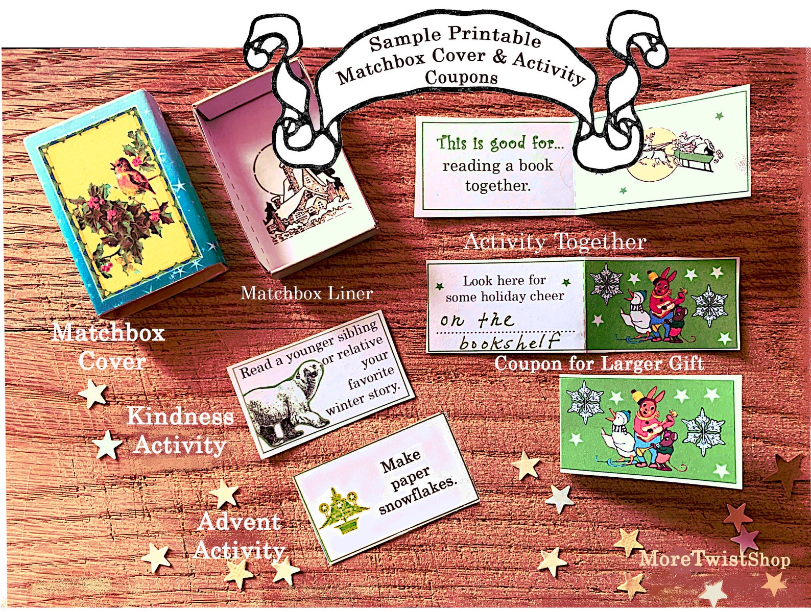 Advent Calendar Printable for Kids! Includes Daily Winter/ Xmas ...