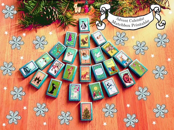 Advent Calendar Printable for Kids Includes Daily Winter/ | Etsy