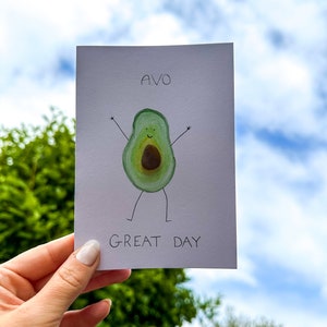 Avo großer Tag Seeglas Grußkarte