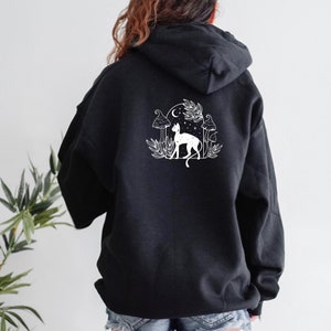 Mystical Mushroom Hoodie, Mushroom Shirt, Aesthetic Hoodie, Mushroom Sweater, Mushroom T Shirt, Alt Clothing, Cat Halloween Shirt