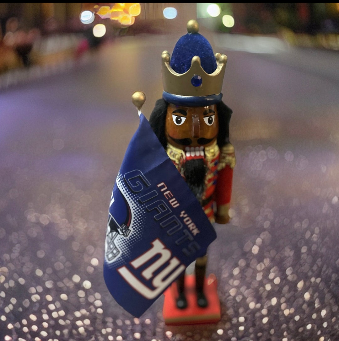 New York Giants Inspired Nutcracker Etsy