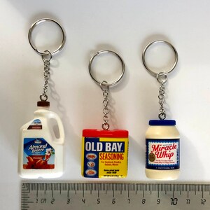 Mini Brands  Series 2 Keychains - Fast Shipping - Miniature Food - Birthday Gifts - Fun Unique Gifts - Collectables - Silly Gifts - Food