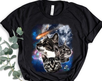 Space Kitty Cat Shirts Boys Galaxy Cats T-Shirts Cat Lovers Space Kitty Cat Shirts Boys Galaxy Cats T-Shirts Cat Lovers