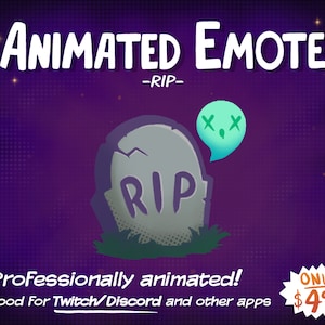 アニメーションエモート RIP Twitch と Discord