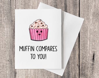 Valentine's Day Card - Love Muffin - Etsy