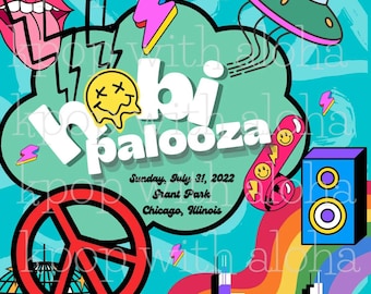 J-Hope at Lollapalooza Hobipalooza Concert Poster