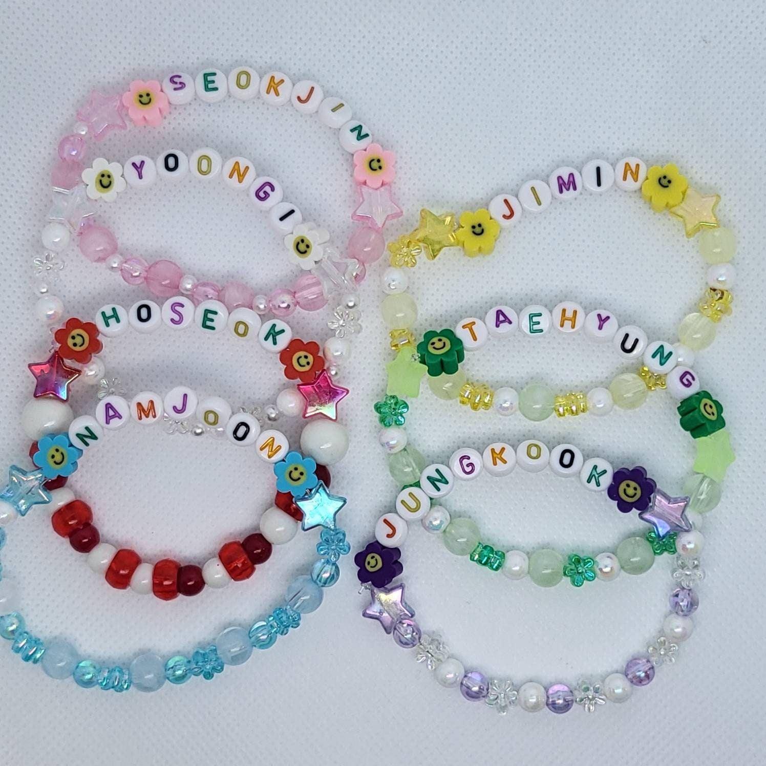 BTS Bias Bracelets - Etsy