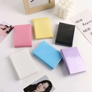 Gekleurde Photocard-kaarthoes Kpop Photocard-hoes kaartbeschermer GEEN pvc- en zuurvrije hoes
