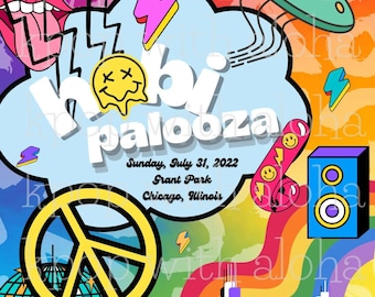 J-Hope at Lollapalooza Hobipalooza Concert Poster