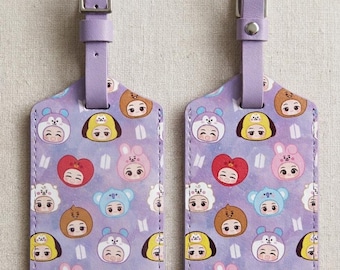 Bangtan21 Inspired Luggage Tag
