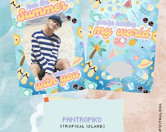 BINI Pantropiko Inspired Acrylic Photocard Holder