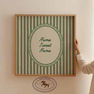 Home Sweet Home Print, Physical Print, Nursery Wall Art, Trendy Decor, Vintage Print Quote, Nursery sayings Living Room & Cottage Kitchen