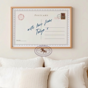 Tokyo Postcard Print: Giclée Wall Art Poster
