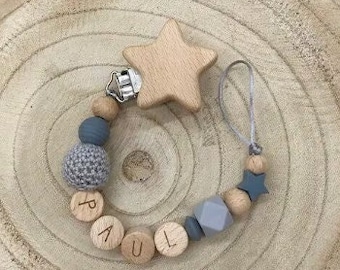 Personalized pacifier chain