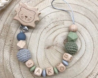 Personalized pacifier chain