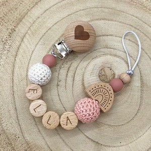 Personalized pacifier chain