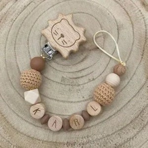 Personalized pacifier chain image 1