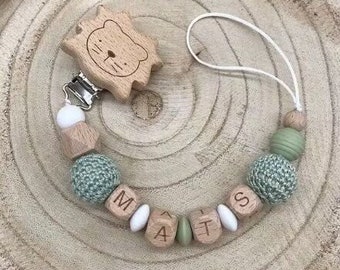 Personalized pacifier chain