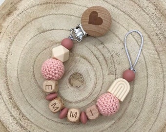 Personalized pacifier chain