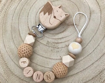 Personalized pacifier chain