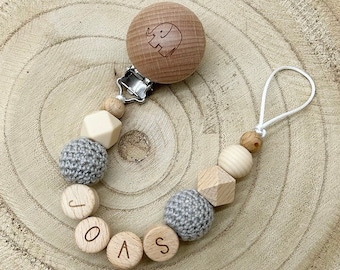 Personalized pacifier chain