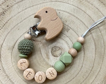 Personalized pacifier chain