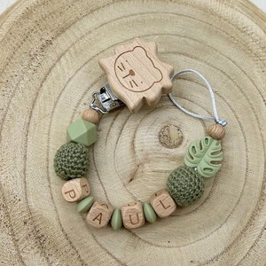 Personalized pacifier chain