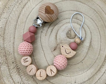 Personalized pacifier chain