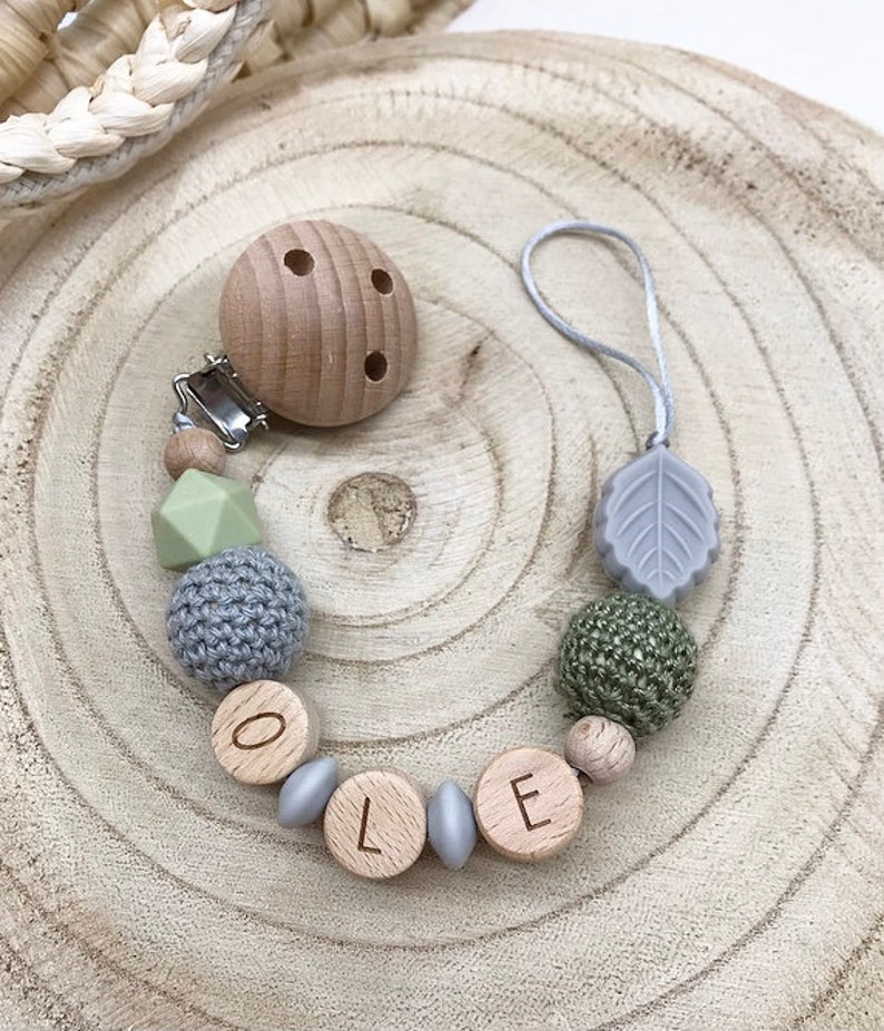 Set Pacifier Chain Personalized