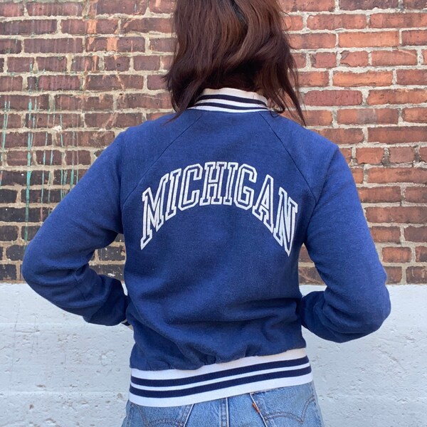 University of Michigan Vintage Jacket Etsy