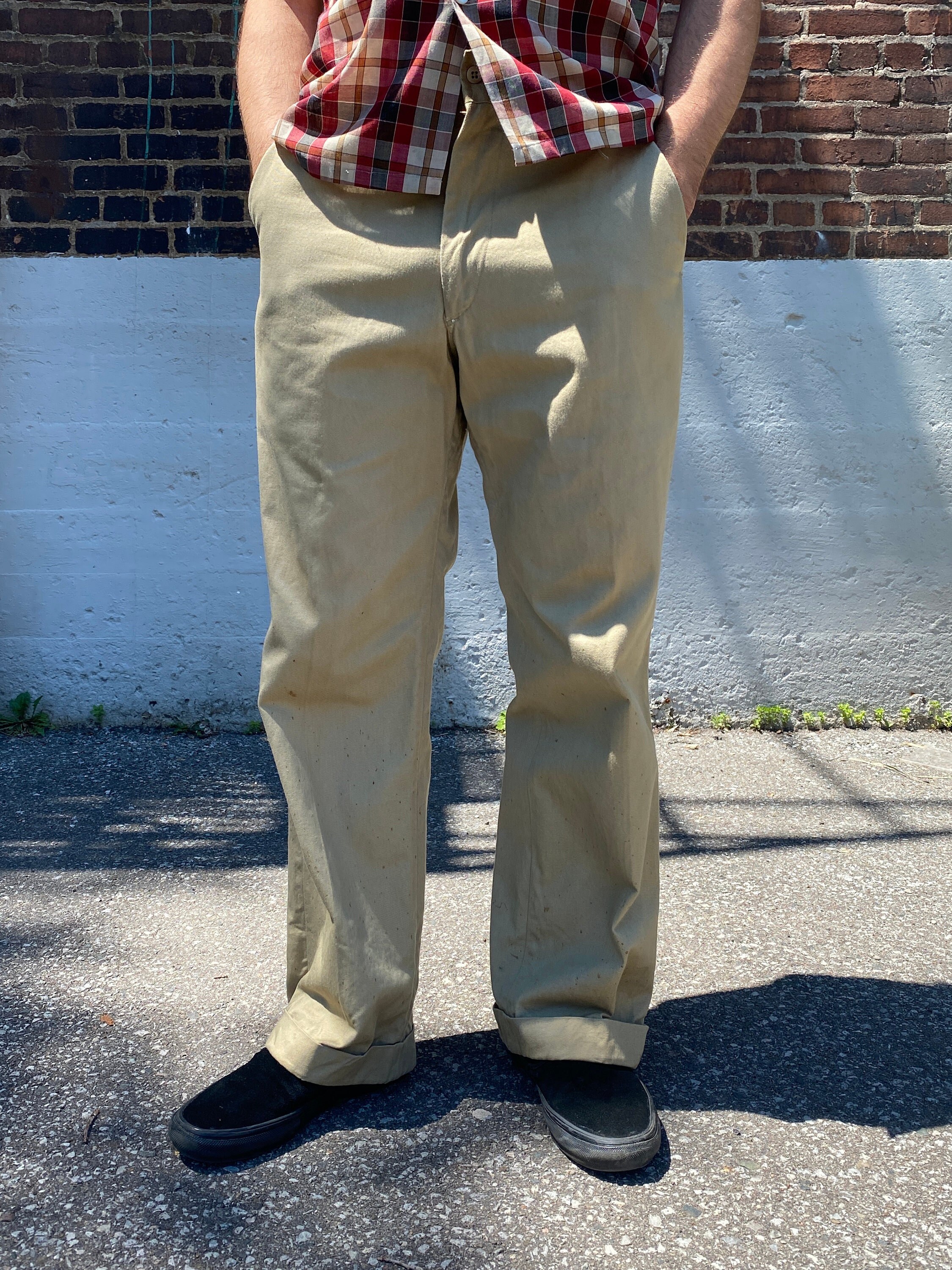Vintage 1950s/60s Oshkosh Sanforized Chinos / Trousers W31 as - Etsy