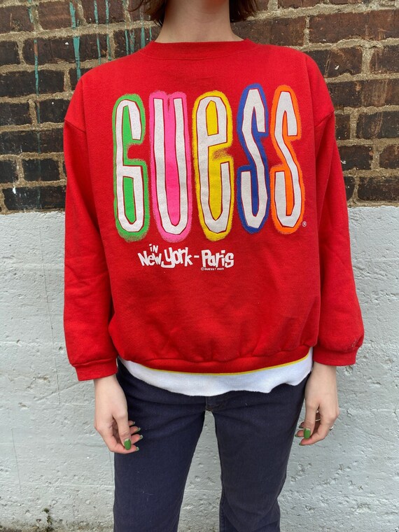 Vintage 80s 1989 Guess Jeans Sweatshirt 