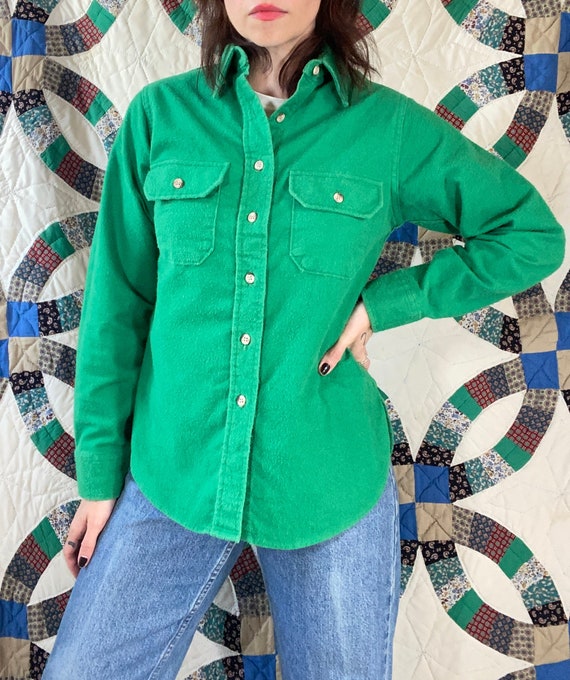 Vintage 1970s/80s Woolrich Kelly Green 