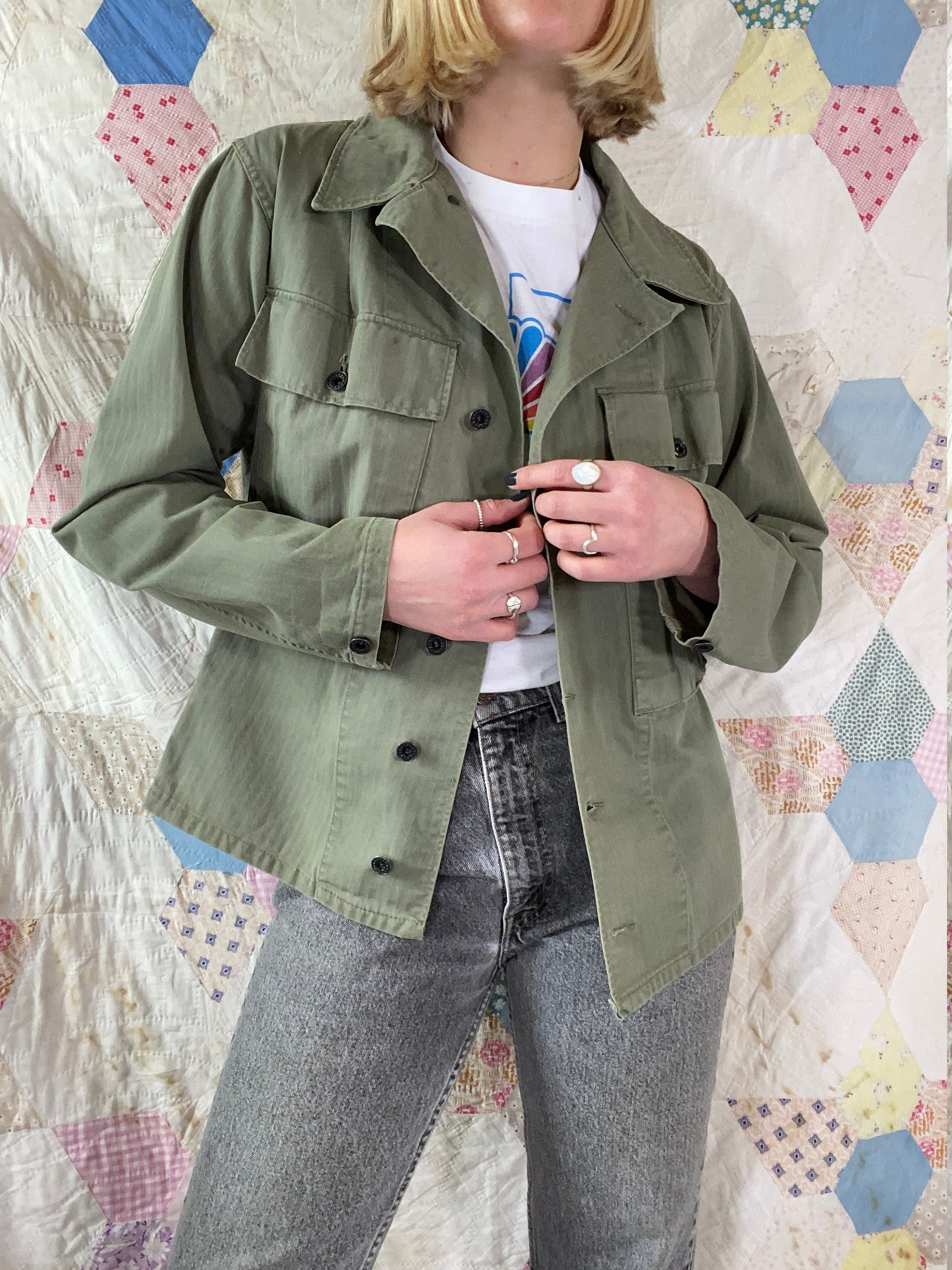 ▪️40's【STAR BUTTON】ARMY JACKET | www.esn-ub.org