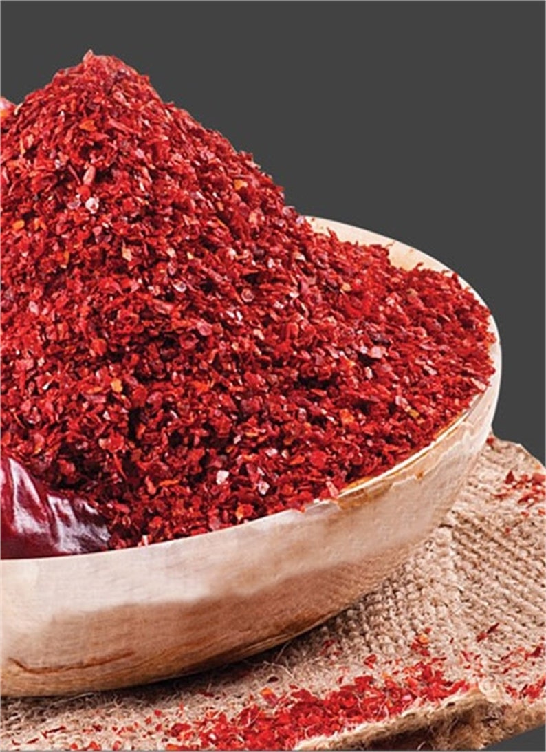 Red Urfa Chilli Flakes Pul Biber Hot for Delicious Etsy