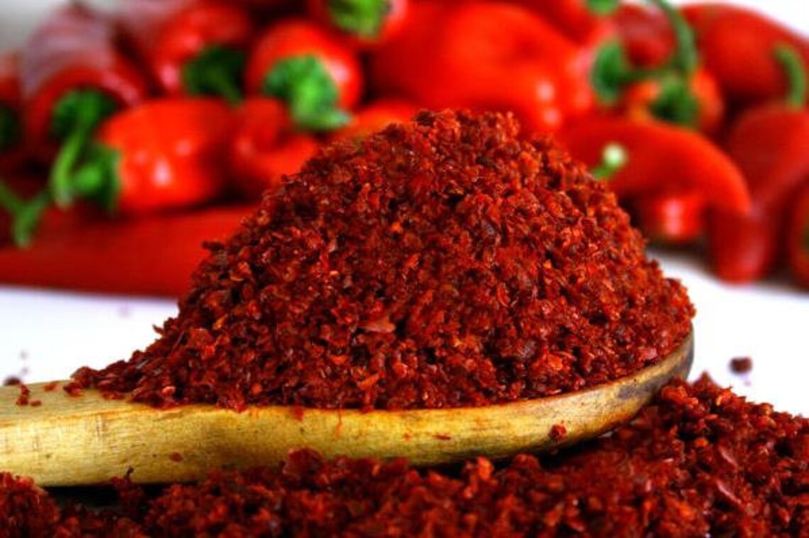 Red Urfa Chilli Flakes Pul Biber Hot for Delicious Etsy