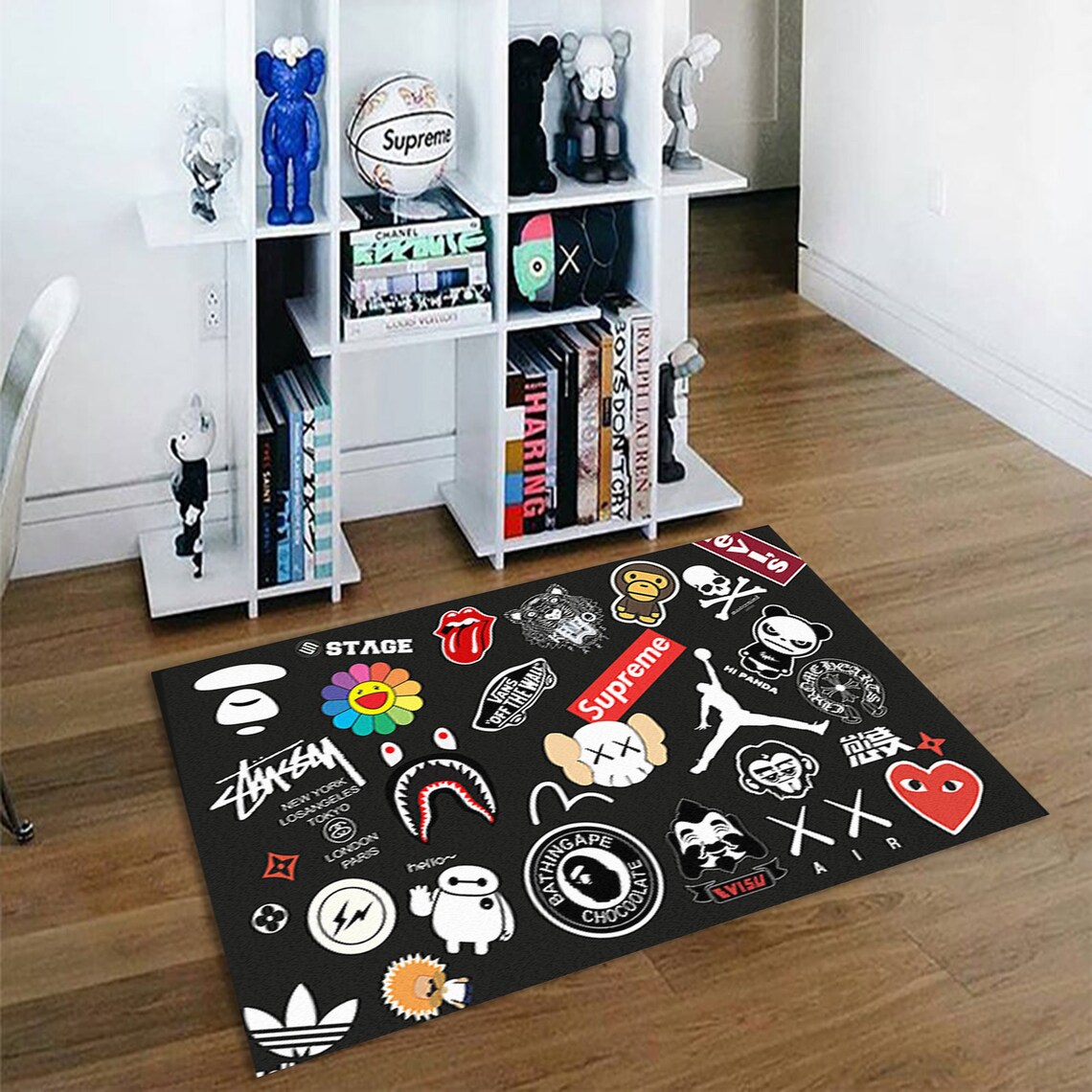 Street Fashion Style Graffiti Streetwear Rug Hype Designer Etsy