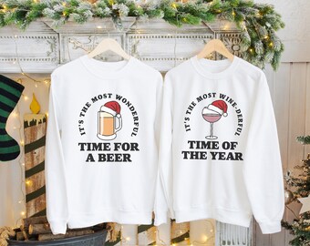 Ugly Christmas Sweater Couple | Etsy