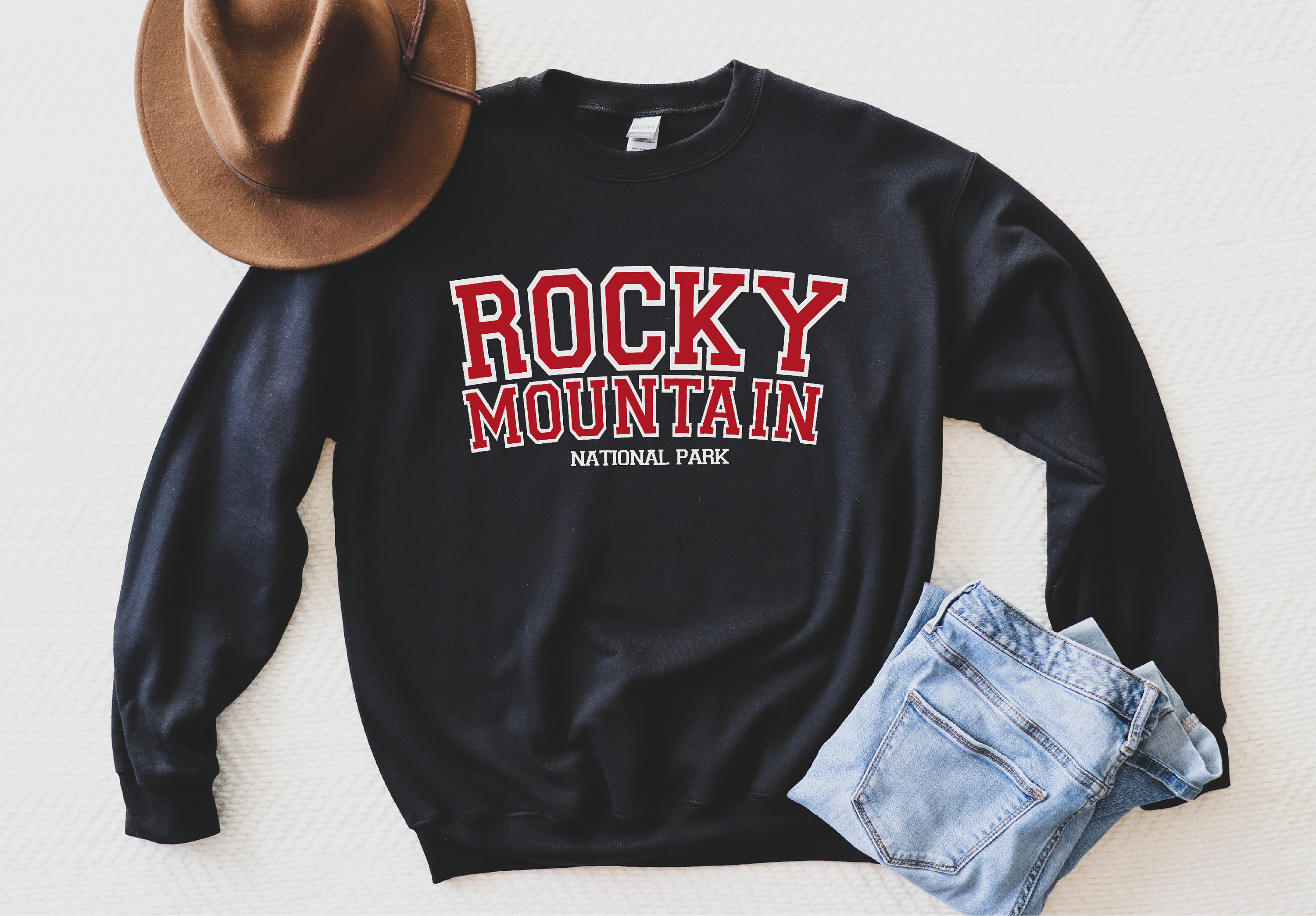 Rocky Mountain Sweatshirt National Park Sweater Colorado Etsy