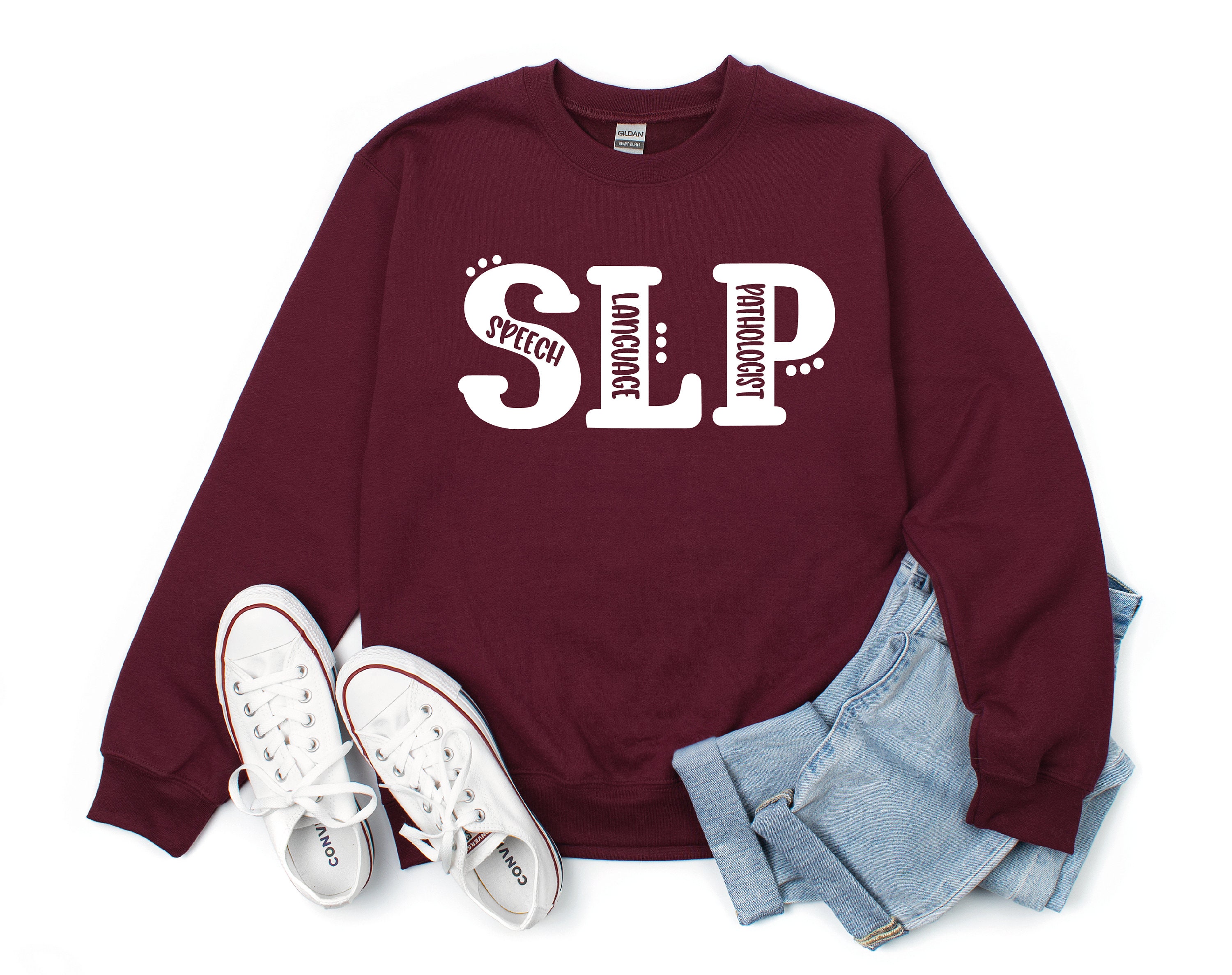 SLP Self Language Pathologist Crewneck 