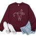 Uterus Middle Finger Crewneck Sweatshirt, Women Rights Sweatshirts, Feminism Sweater, Women's Pro Choice Shirts, Reproductive, LGBTQ Tshirt 