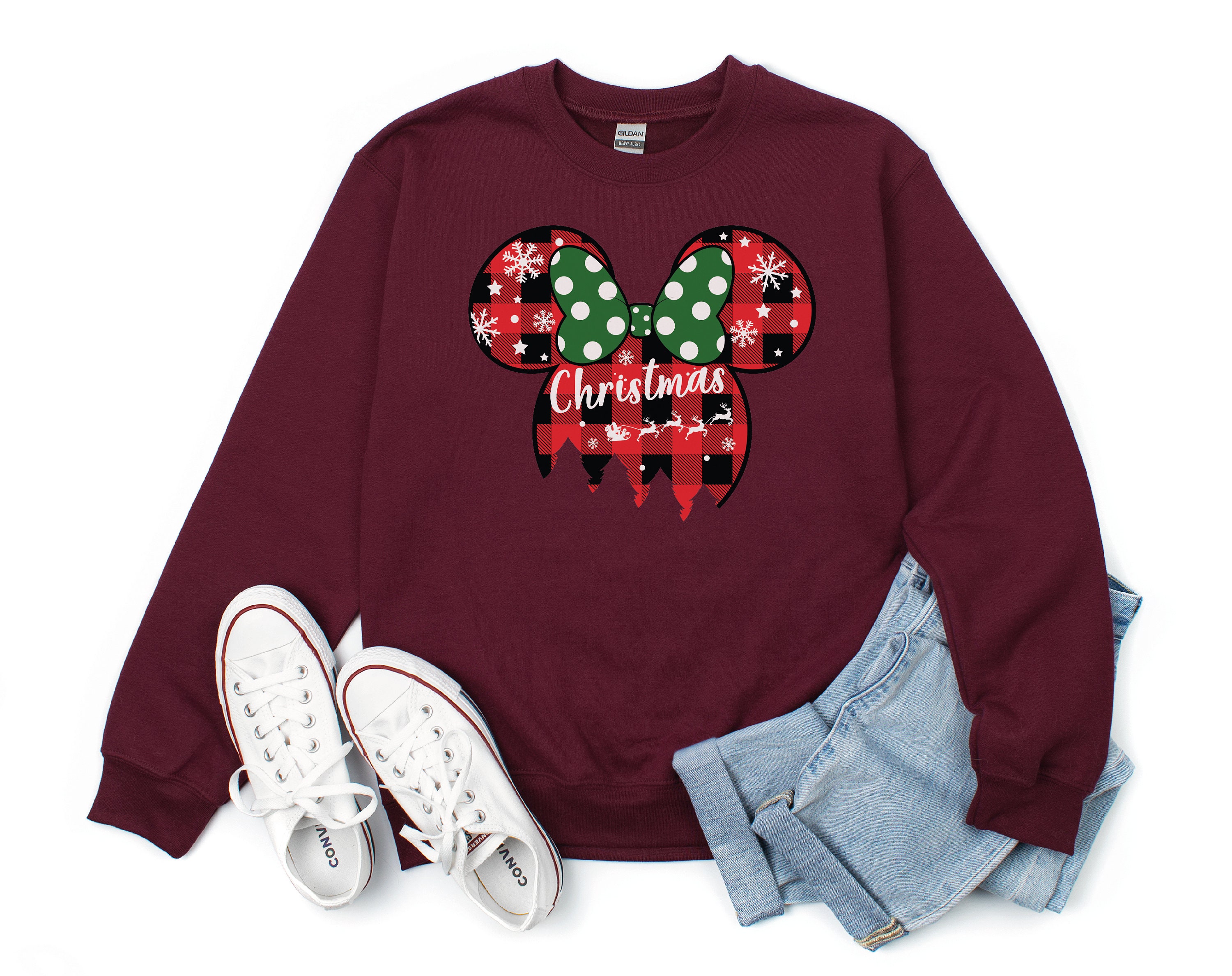 Buffalo Plaid Christmas Crewneck 