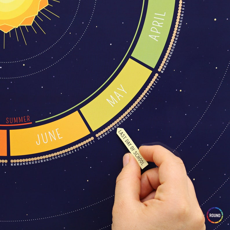 Calendario anual 2024 sin festivos Etsy México